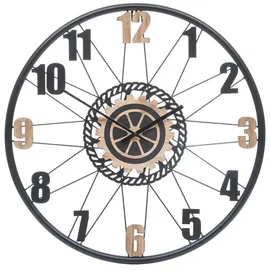 Atmosphera Créateur d'intérieur Mohan Wanduhr 65,0 cm 195212 schwarz