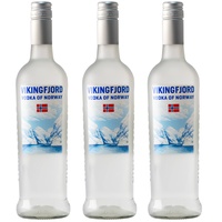 Arcus Vikingfjord Vodka 37,5 Vol.-% - fünffach destillierter Vodka aus Norwegen (3 x 0,7 l)