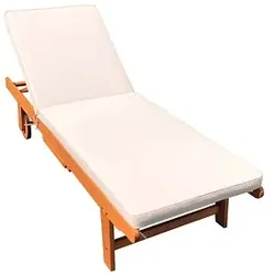Garden Pleasure Sonnenliege SAN DIEGO braun Holz