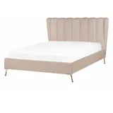 Beliani Miribel 140 x 200 cm Taupe