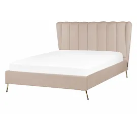 Beliani Miribel 140 x 200 cm Taupe