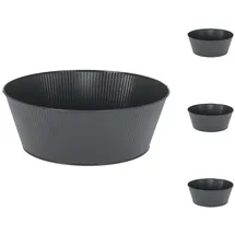 Mojawo Pflanztopf Ø 22 x 10 cm Verzinkt