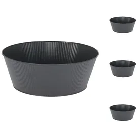 Mojawo Pflanztopf Ø 22 x 10 cm Verzinkt