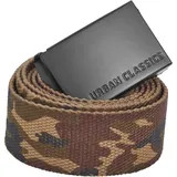 URBAN CLASSICS Long Canvas Gürtel schwarz 120 cm