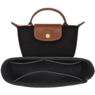 Sunshine smile Pliage Organizer Mini,Organizer für Longchamp Tasche Mini,Taschen Organizer für Longchamp Mini,Taschen Organizer für Longchamp Tasche Damen für Mini-Größe,Organizer-Einsatz,Einzel-Mini