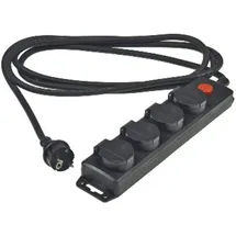 ChiliTec 4-Fach IP44 3m Zuleitung, mit Schalter