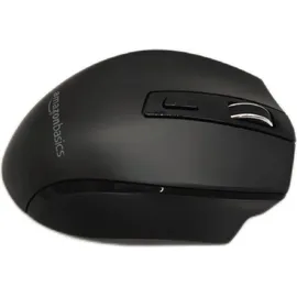 Amazon Basics Ergonomische kabellose USB Maus Schwarz