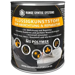 Flüssigkunststoff zur Abdichtung und Reparatur | Inhalt 300 g | Schwarz