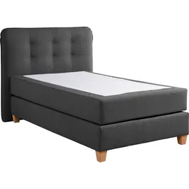 Home Affaire Boxspringbett inklusive Komfortschaum-Topper grau