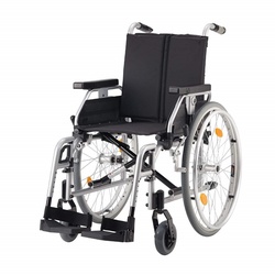 Bischoff & Bischoff Rollstuhl Pyro light silber SB 45 TB