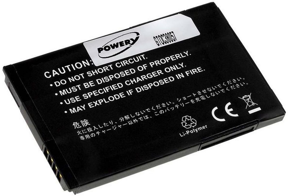 Powery Akku für MDA Compact V Smartphone-Akku 1100 mAh (3.7 V) schwarz