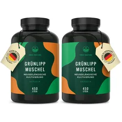 Grünlippmuschel Kapseln - Premium: Kultiviert in Neuseeland 2x450 St