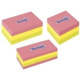 Tartan Notes Haftnotizen, 38 x 51 mm, Neon, 100 Blatt/Block