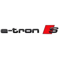 Audi e-tron S schwarz Tuning Exclusive Black Edition Emblem