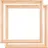 BK BILDERRAHMEN KOLMER Schattenfugenrahmen 2 St. 80x80 cm Beige/Braun