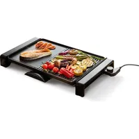 Champion Elektrischer Tischgrill XXL 47x32cm 2000W EG210 Schwarz