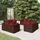 vidaXL 8-tlg. Garten-Lounge-Set mit Kissen braun
