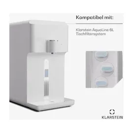 Klarstein AquaFina PAC Filter weiß 2-in-1