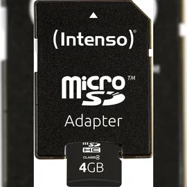 Intenso microSD Class 4 + SD-Adapter 4 GB