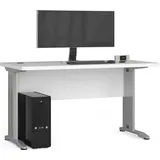 akord furniture factory Akord - Pc-schreibtisch Bm135 In Der Farbe Weiß, B135 X H76 X T60 Cm