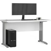 akord furniture factory Akord - Pc-schreibtisch Bm135 In Der Farbe Weiß, B135 X H76 X T60 Cm