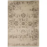 benuta Basic Teppich Suki - Creme/braun 120x170 cm - Kunstfaser - Rechteckig & im Style: Vintage, Orient Style - Pflegeleicht für Wohnzimmer Schlafzimmer