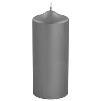 Fink Stumpenkerze 20 cm grau