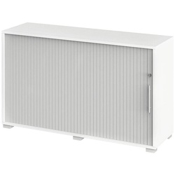 röhr Jalousienschrank »Objekt Plus« Schloss Anschlag links weiß, 120x74.5x40 cm
