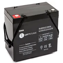 WATTSTUNDE Akku AGM12-50 12V VRLA AGM Batterie 50Ah C20