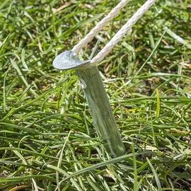 PRO PLUS Zelthering aus Stahl, halbrund 10 Stück Zelt Zubehör