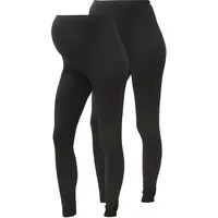 MAMA LICIOUS Mamalicious Umstandsleggings MLLEA (2-tlg) in körpernahem Fit schwarz L (40)