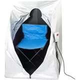 Newgen Medicals Portable Infrarot-Sauna V2 mit 2 Keramik-Heizern, Klapp-Sitz, 1.600 W