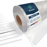 diconfa Folie glasklar NACH MAß 7mm WÄHLEN: 0,1 bis 1,5m BREIT - 0,1 bis 10m LANG (200 x 50 x 7mm) FCM Kunststoff PVC Tischdecke transparent Gummimatte durchsichtig Platte Tischauflage