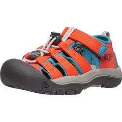 KEEN Kinder Sandalen NEWPORT H2 C-SAFETY, SAFETY ORANGE/FJORD BLUE, 24