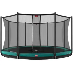 BERG Trampolin Favorit InGround 430 Green inkl. Sicherheitsnetz Comfort - Modell 2021