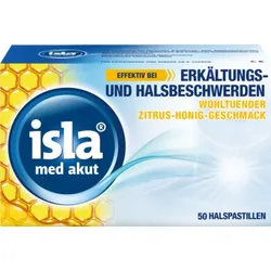 ISLA MED akut Zitrus-Honig Pastillen 50 St