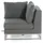 SonnenPartner Unique Eckmodul Outdoortextil Anthrazit sunbrella