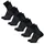 Danish Endurance LIGHT WANDER CREW Socken 5-Paar Schwarz 35-38