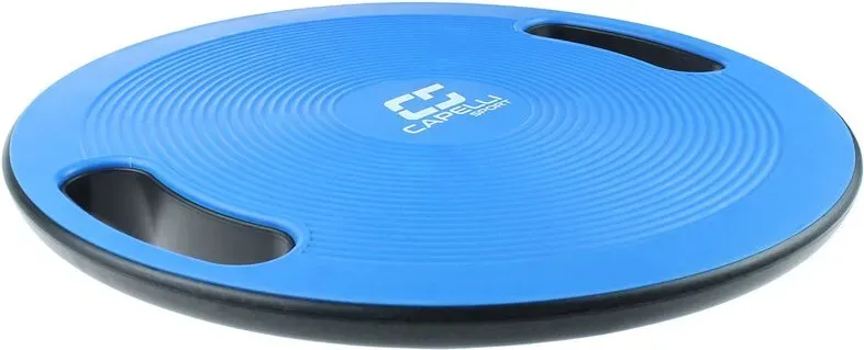 Capelli Sport Tragbare Balance-Board mit Griff, Trainings- und Stabilitätstrainer für den Rumpf, Physiotherapie und Fitnessstudio, 15,7 Zoll Durchmesser, rutschfeste Oberfläche
