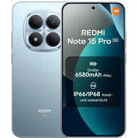 Xiaomi Redmi Note 15 Pro 5G 8 GB RAM 512 GB Glacier Blue