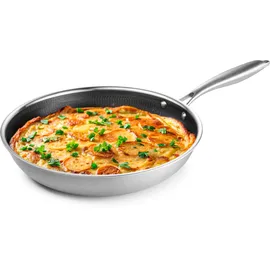 BratMaxx Edelstahl-Pfanne Bratpfanne 20 cm