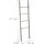 Relaxdays Handtuchleiter Holz & Metall Anthrazit/Natur