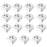 PremiumX 15x PX3-DC 3-fach Sat Durchgangsdose DC-Durchgang Antennendose Dose
