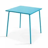 Oviala Gartentisch 70 x 70 x 72 cm Blau