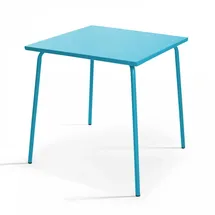 Oviala Gartentisch 70 x 70 x 72 cm Blau