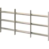 GAH Alberts Alberts 553708 Fenstergitter Venlo | ausziehbar | galvanisch blau verzinkt | 450 x 700-1050 mm