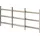 GAH Alberts Alberts 553708 Fenstergitter Venlo | ausziehbar | galvanisch blau verzinkt | 450 x 700-1050 mm