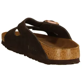 Birkenstock Arizona Mocca Weichbettung Veloursleder Schmal Unisex - Braun 40