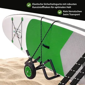 Trutzholm SUP Wagen klappbar Grün/Schwarz