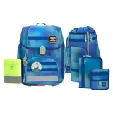 Lässig Boxy 7-tlg. Gradient Grün Blau